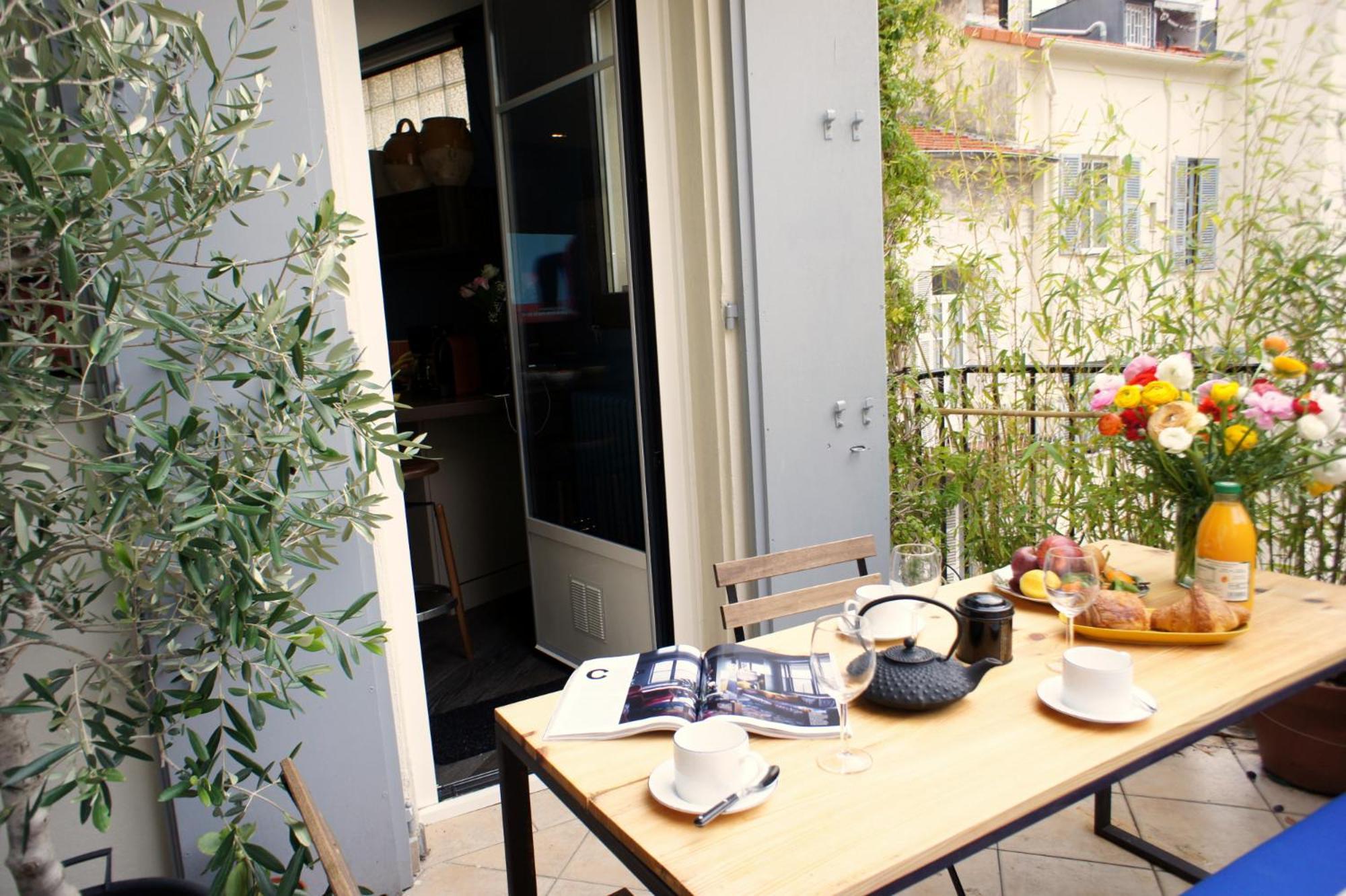 Ze Perfect Place - Elegant Appartement Avec Terrasse - Promenade Des Arts Nice Exterior foto
